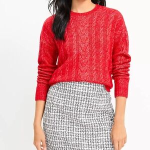 Cable Sweater Size XL